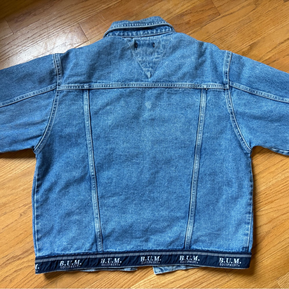 B.U.M. Equipment Women's Light Blue Denim Jean Jacket - Picture 2 of 5